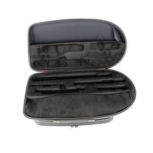 CASE FOR FLUTE (C FOOT) AND PICCOLO AND MUSIC STAND - BLACK