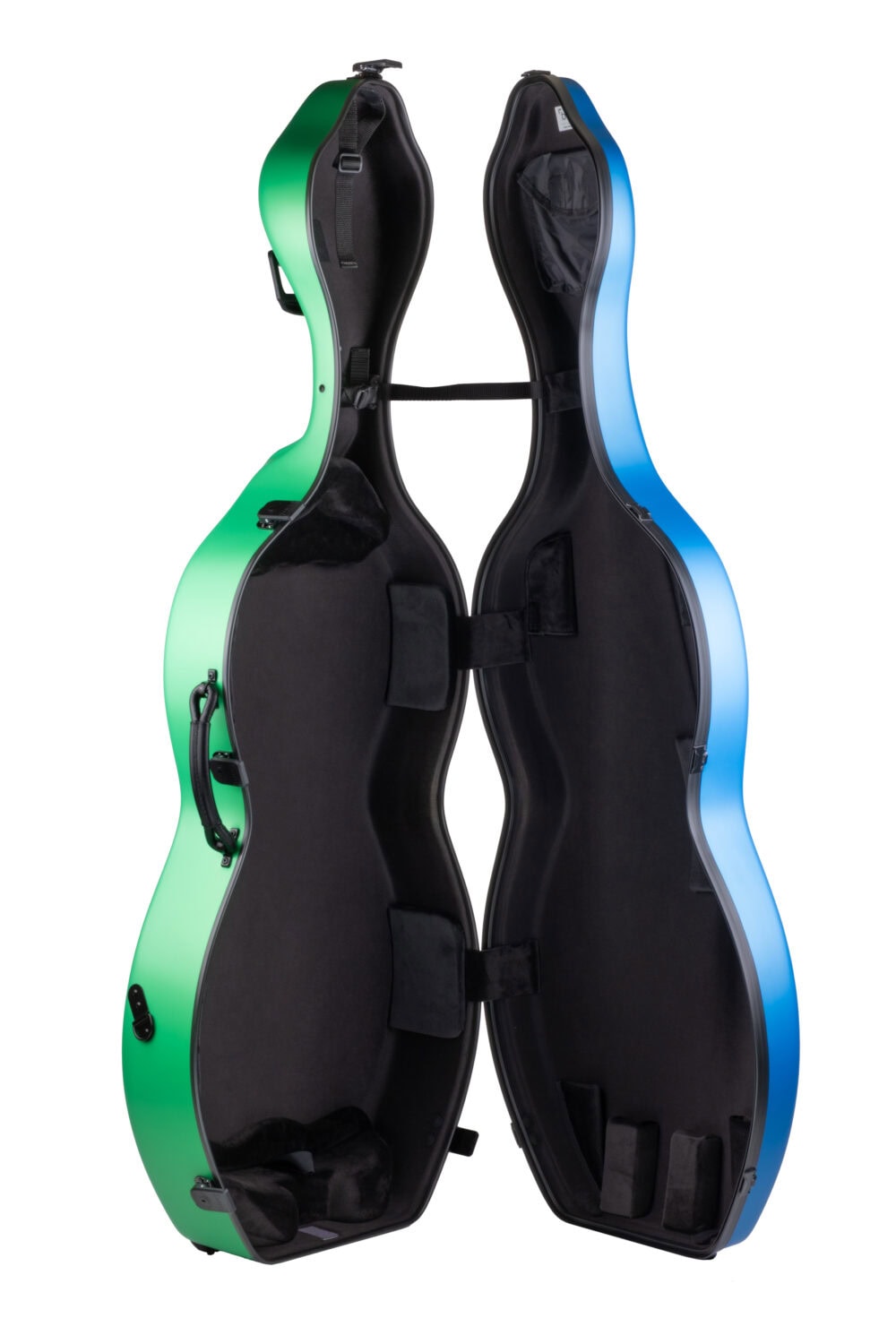 etui violoncelle hightech bonbon sans roulettes blue / green