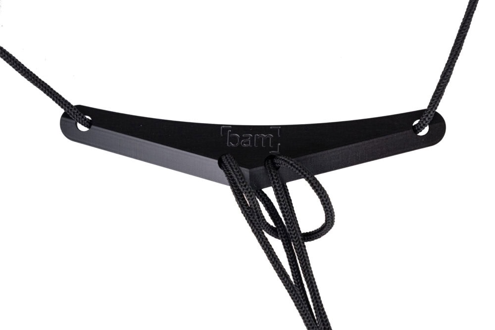 leather padded wind instruments neck strap string with metal hook